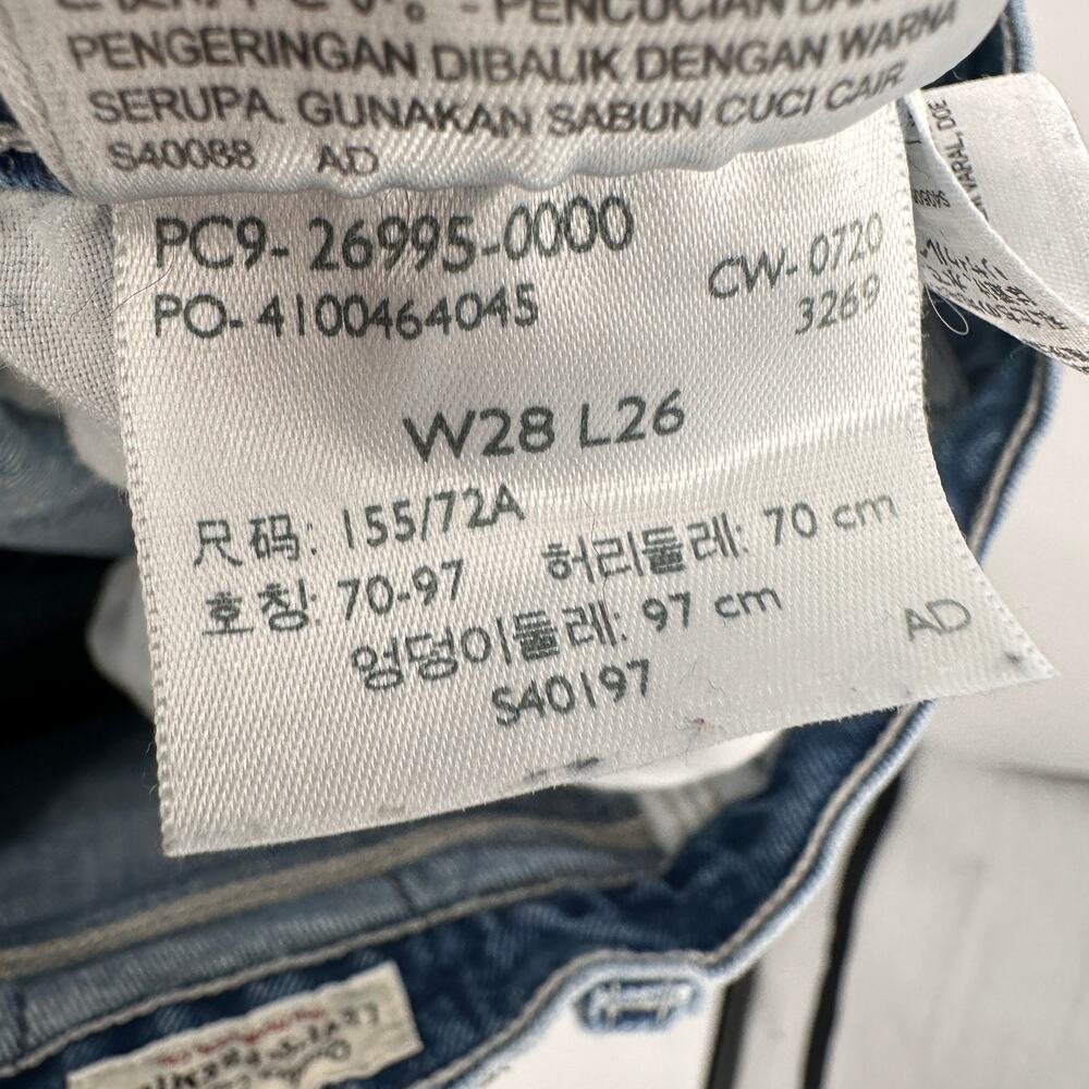 LEVI'S Wedgie Straight Denim Jean // 28x26 26995-0000 - Picture 11 of 11